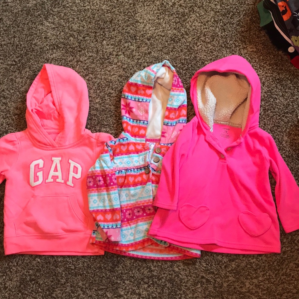 Girls sweatshirt lot. 18m